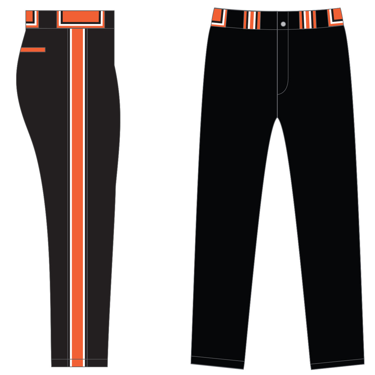 Baseball Pant Design BSBP002