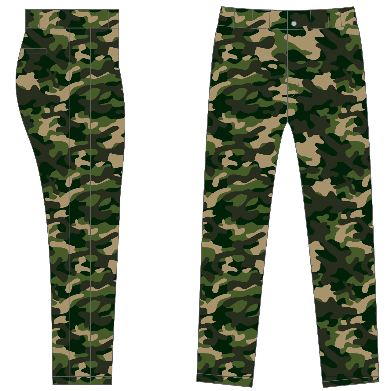 Baseball Pant Design BSBP010