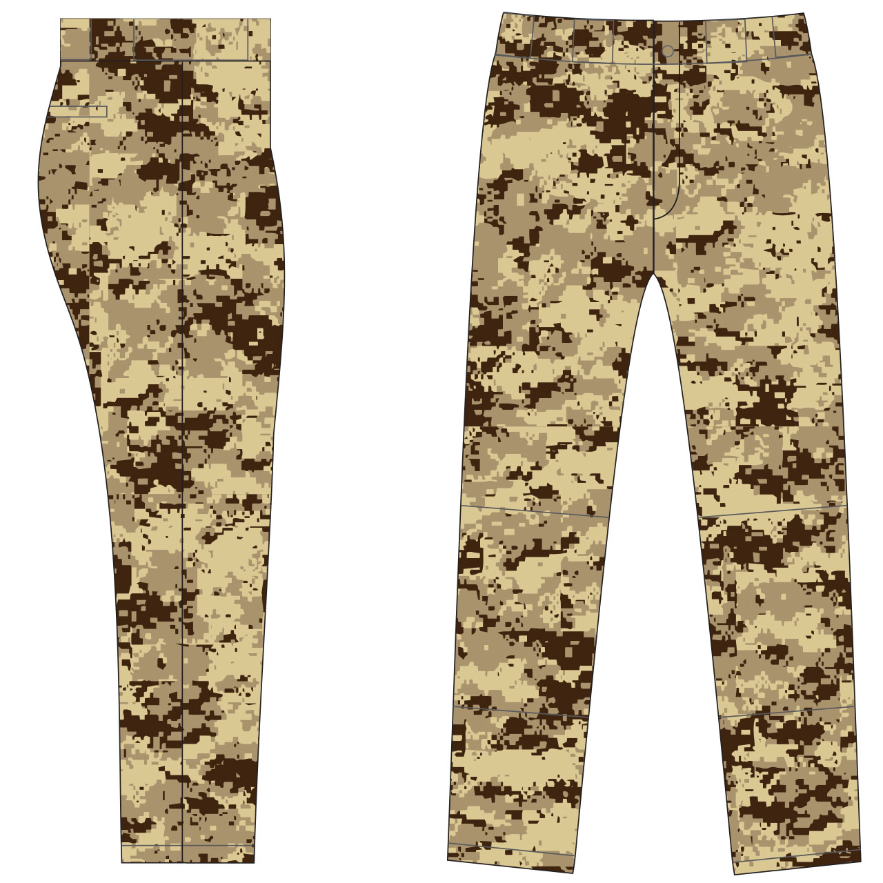 Baseball Pant Design BSBP011