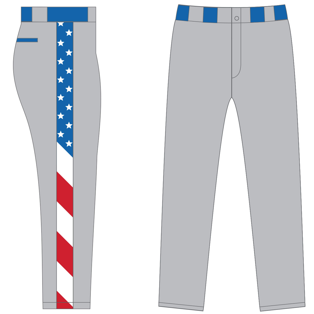Baseball Pant Design BSBP014