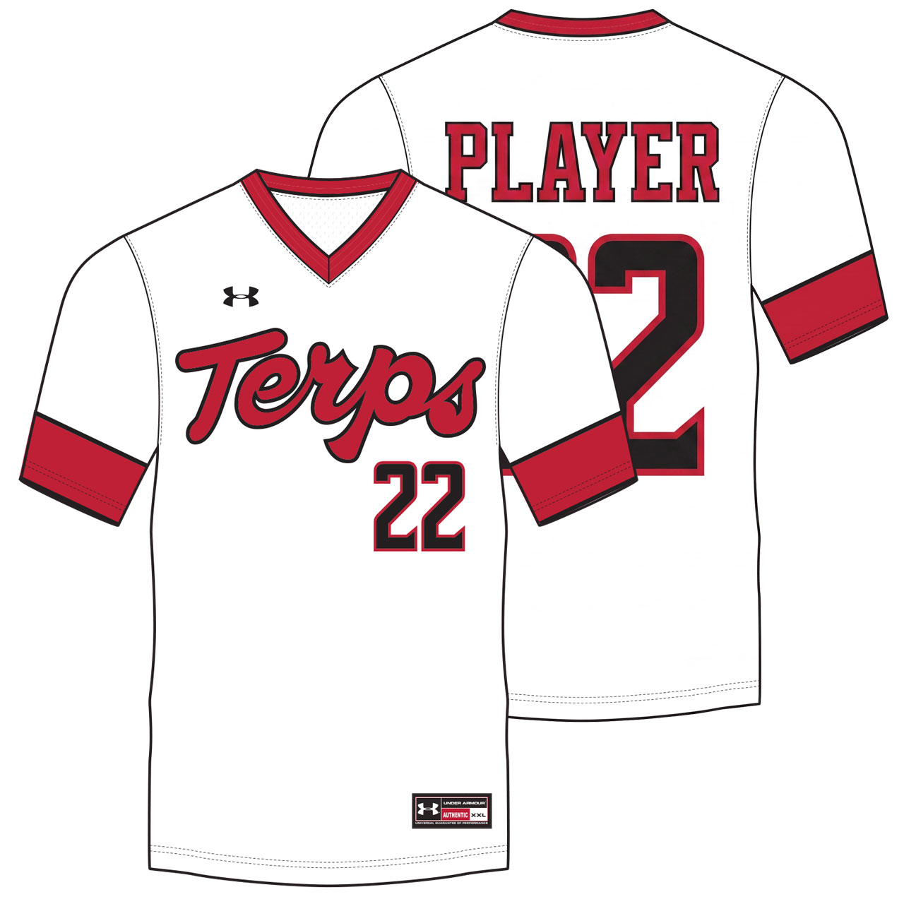 Under Armour V-Neck Baseball Jersey Design Moonshot