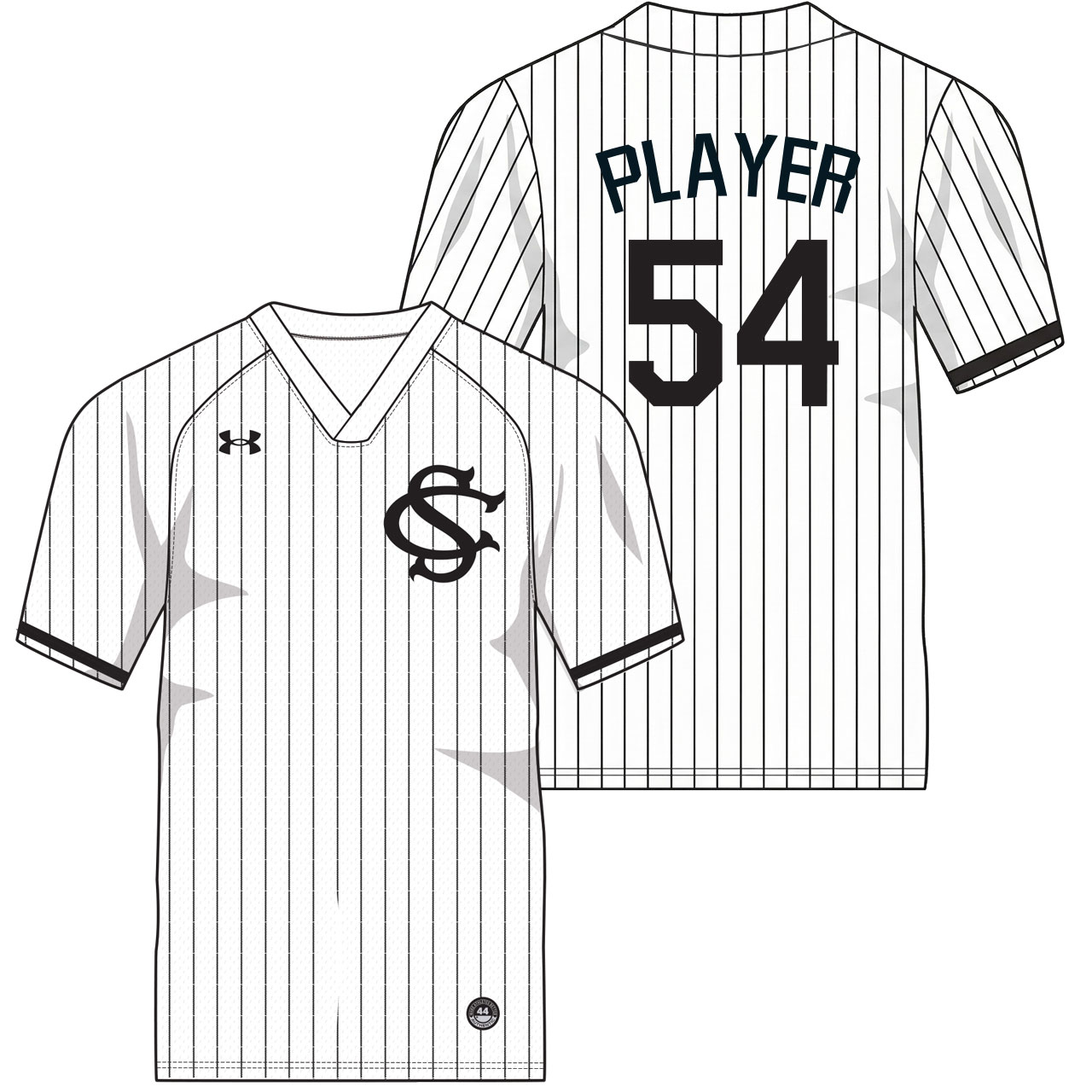 Under Armour V-Neck Baseball Jersey Design Turner Pins