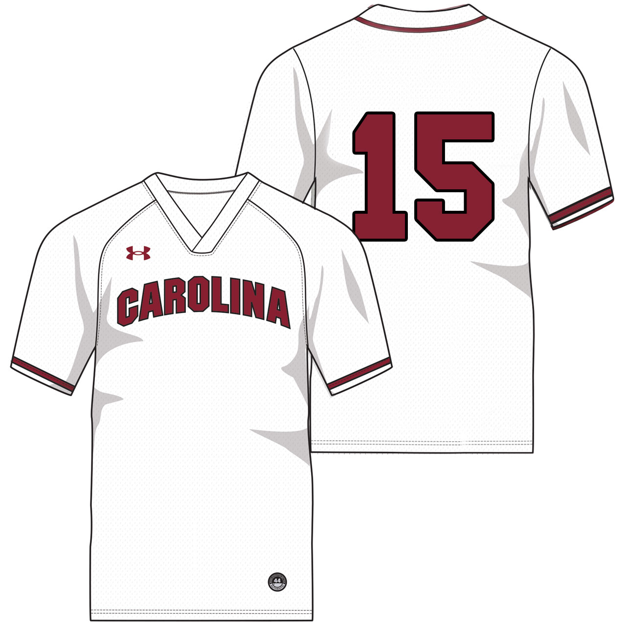 Under Armour V-Neck Baseball Jersey Design Turner