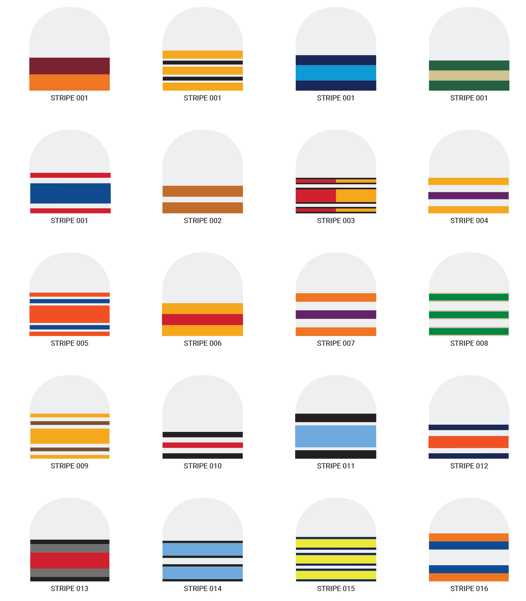 Custom Uniform Sleeve Stripes