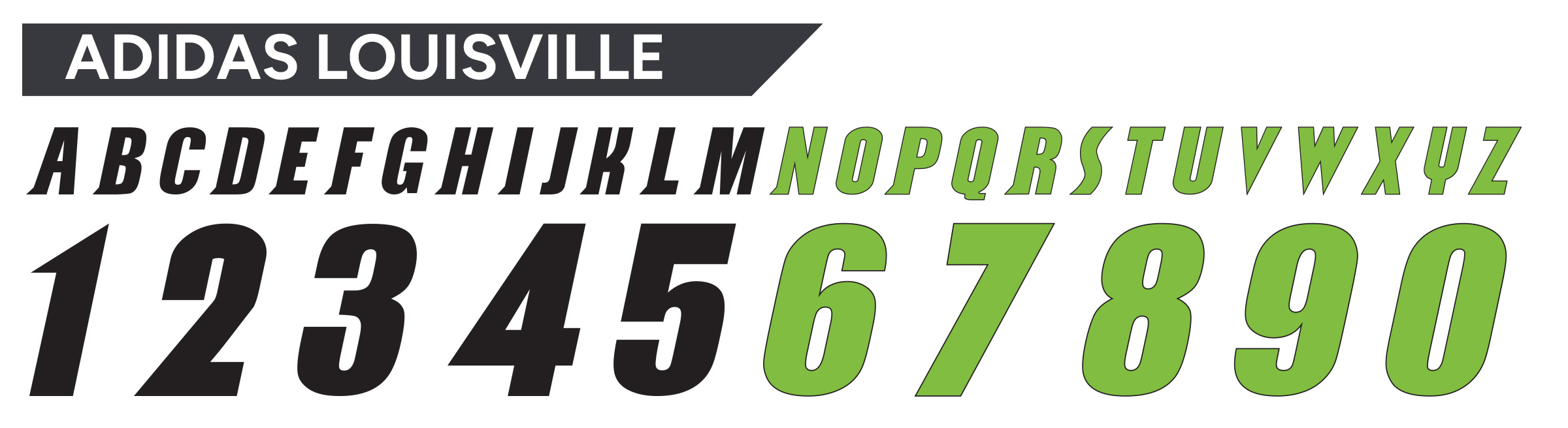 Adidas Louisville Font