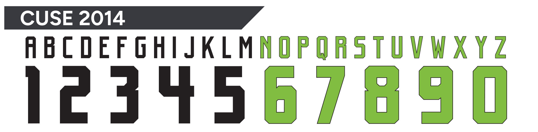Cuse 2014 Font