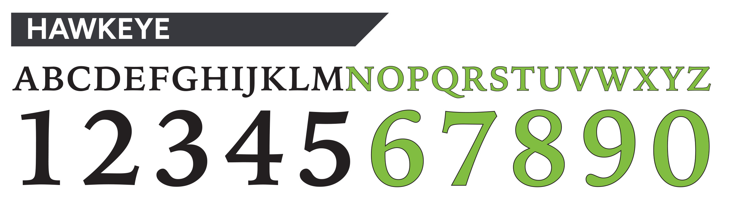 Hawkeye Font