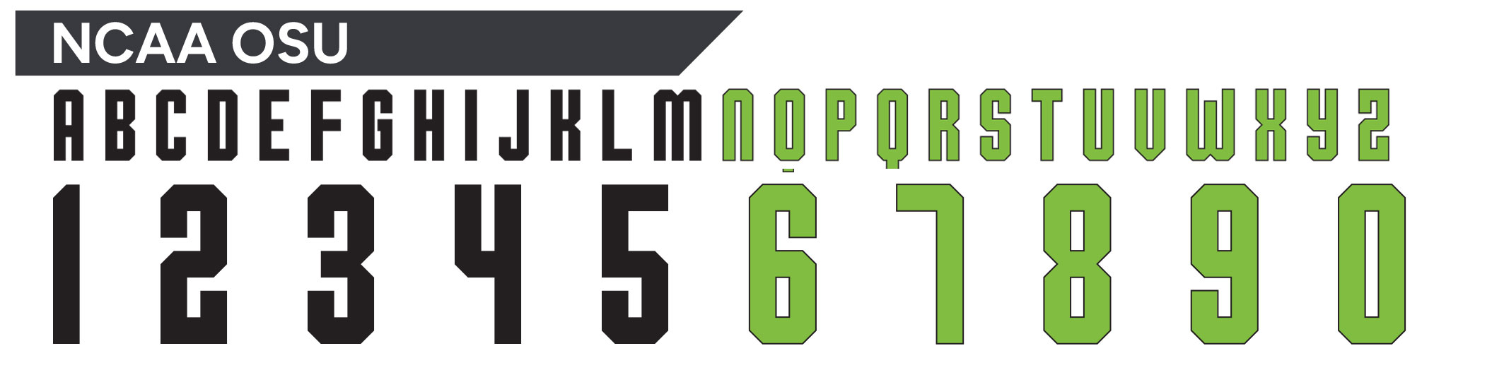 NCAA OSU Font