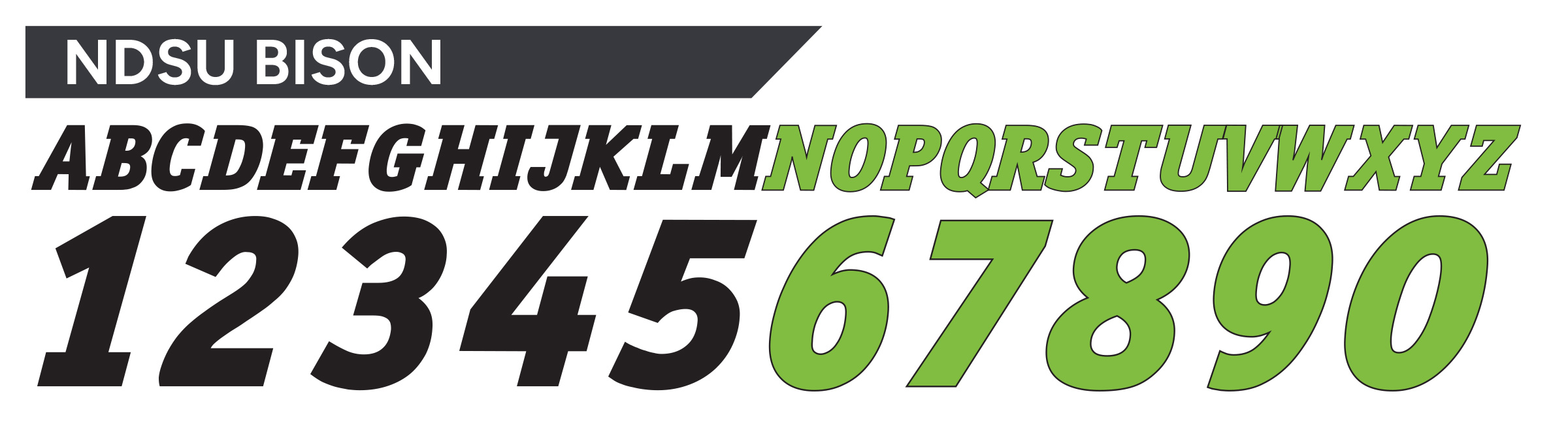 NDSU Bison Font