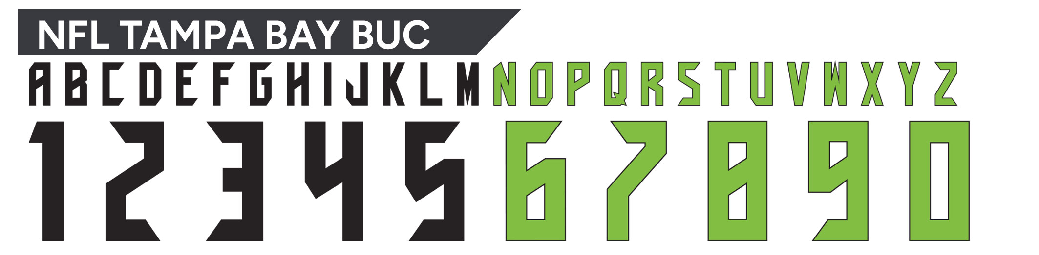 NFL Tampa Bay Buc Font