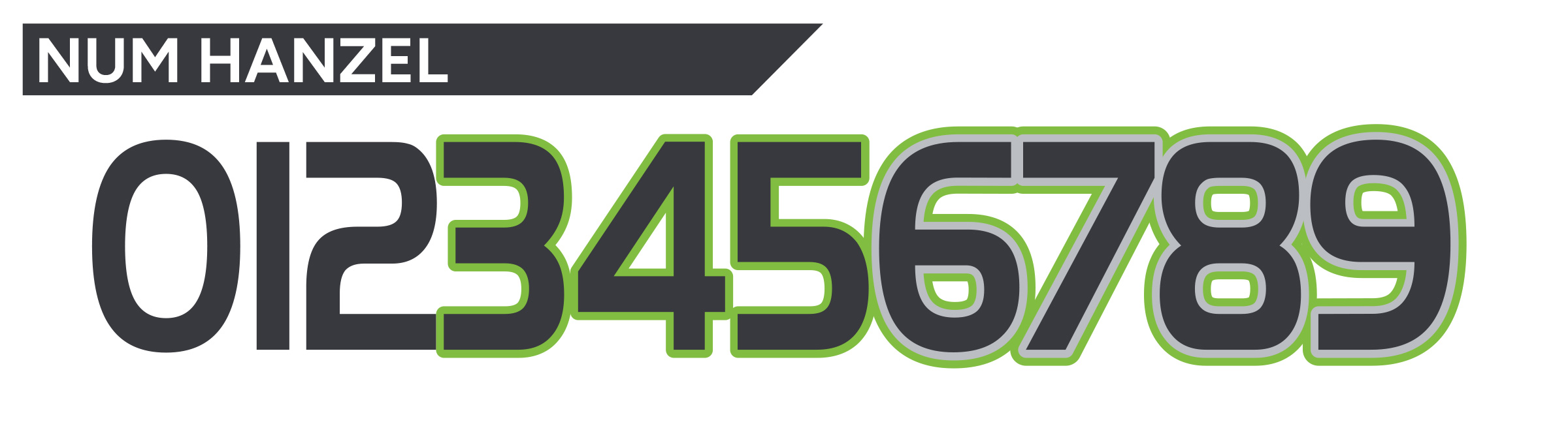Num Hanzel Font