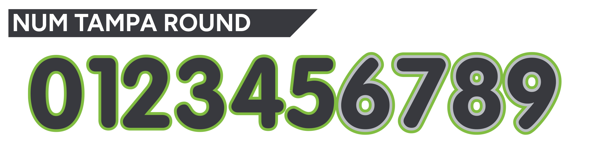 Num Tampa Round Font