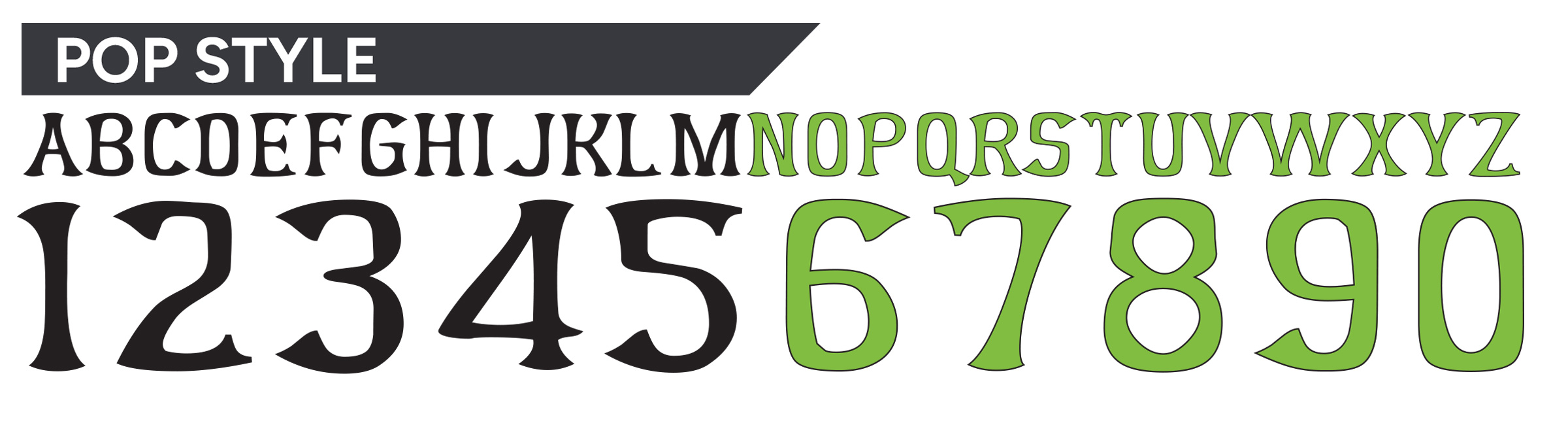 Pop Style Font