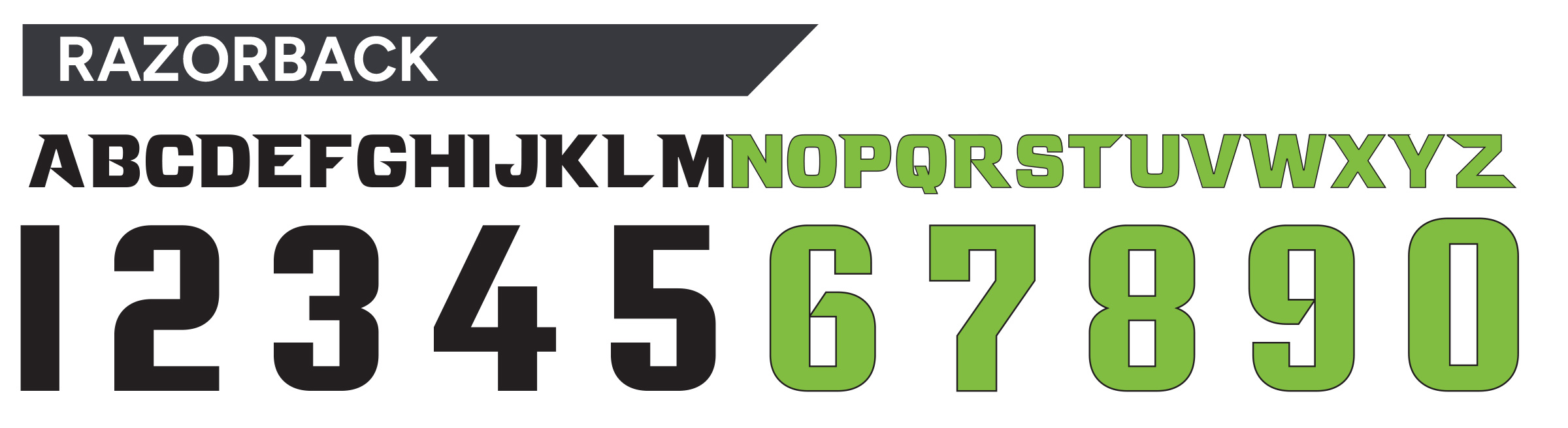Razorback Font