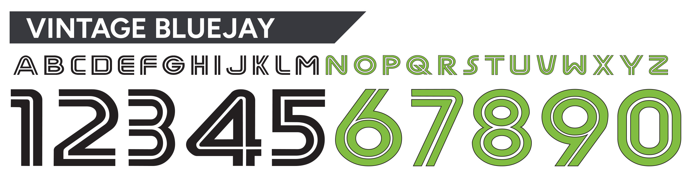 Vintage Bluejay Font