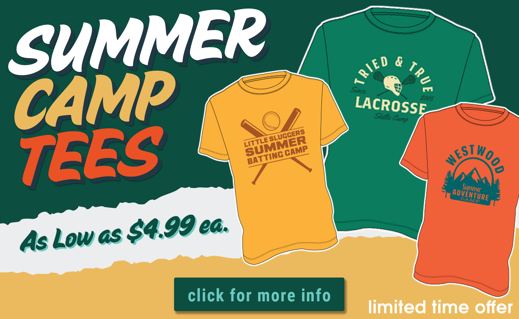 Custom Camp T-Shirt Special