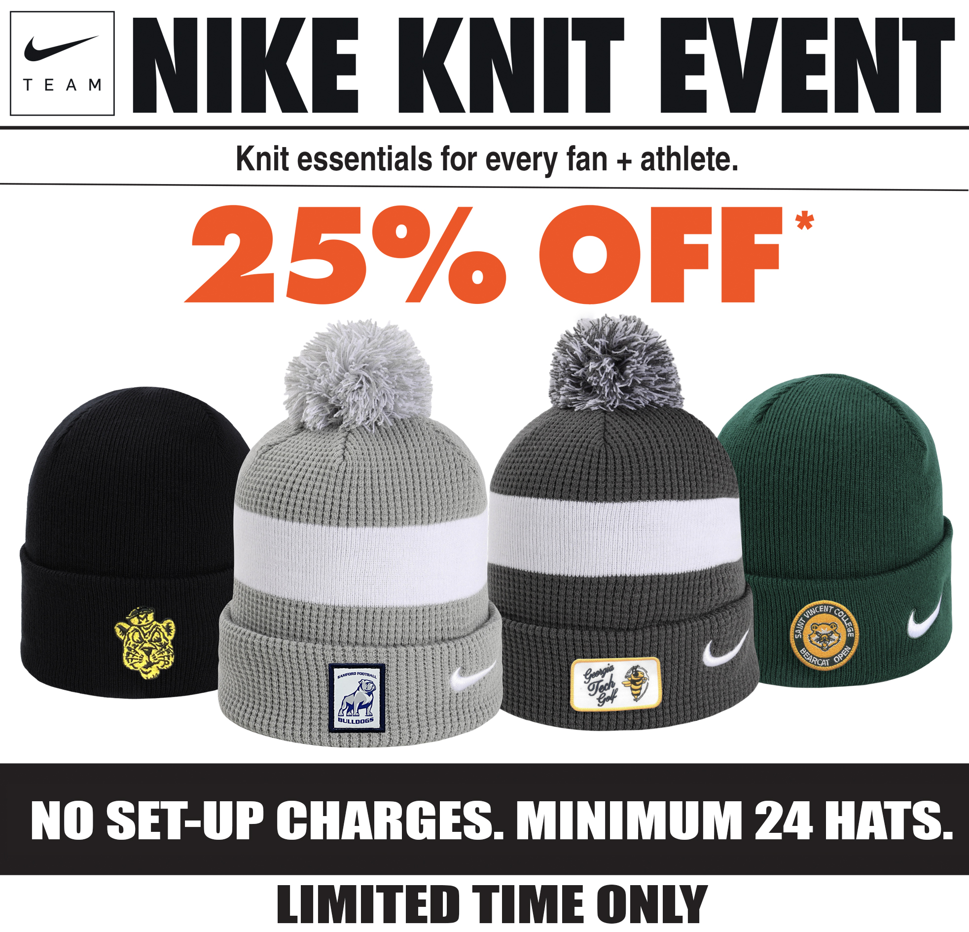Custom Nike Winter Hat Sale