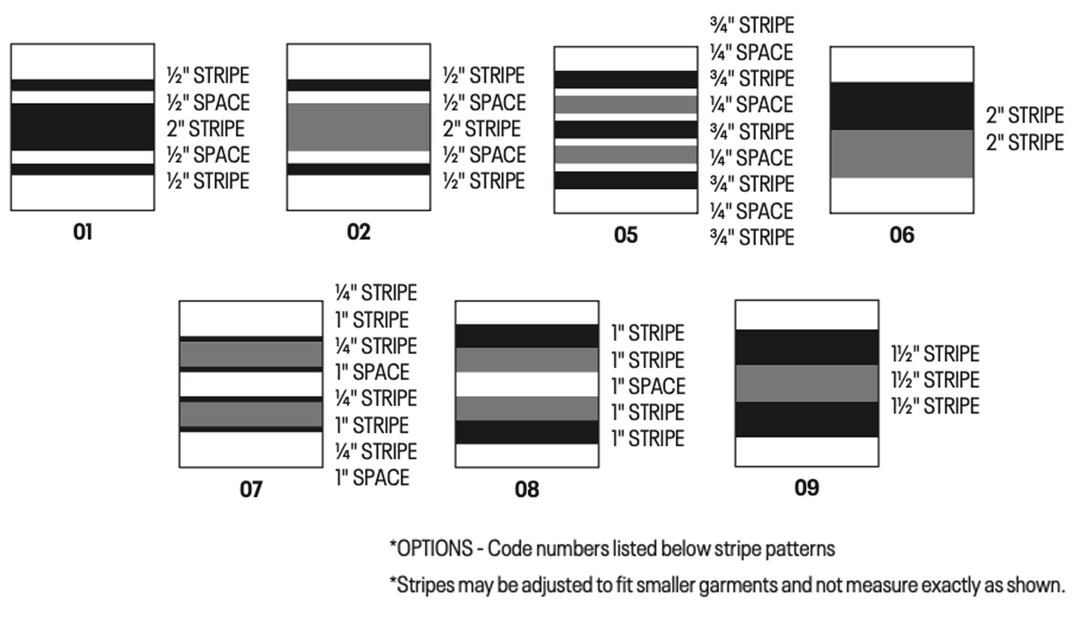 Under Armour Custom Standard Sleeve Stripe Design Options