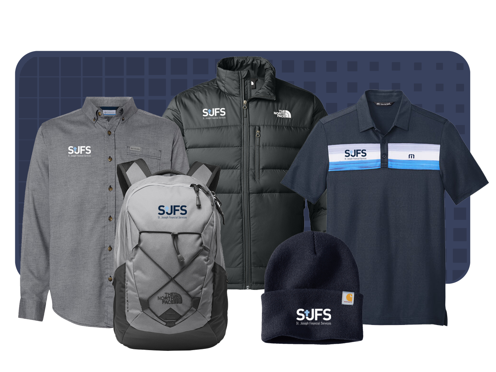 Team spiritwear store featuring Nike, Under Armour, Champion, New Era, Richardson, Comfort Colors, and North Face apparel